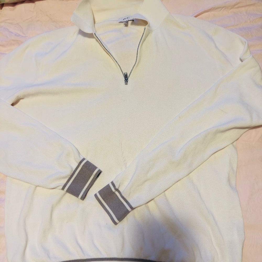 Reiss 3/4 zipper sweater